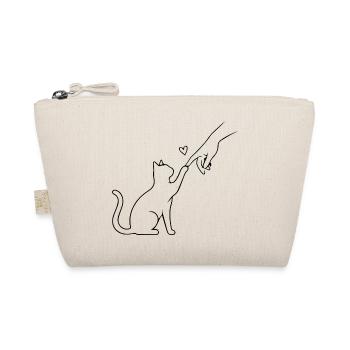 Équipe Cat Paw Cat Mom Heart Drôle - Trousse biologique - nature - Devant
