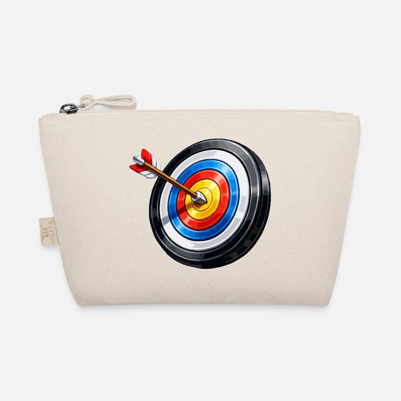 Vivid Bullseye Target Burst Organic Pouch