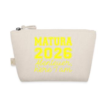 Matura 2026 Spruch - Bio-Täschchen - Natur - Vorne