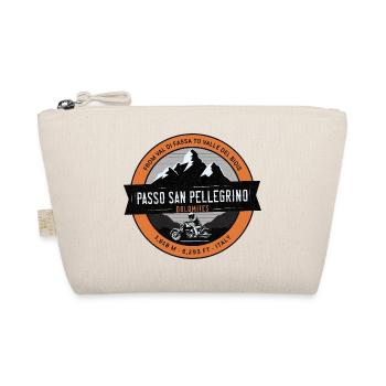Passo San Pellegrino Dolomites Motorcycle t-shirt  - Trousse biologique - nature - Devant