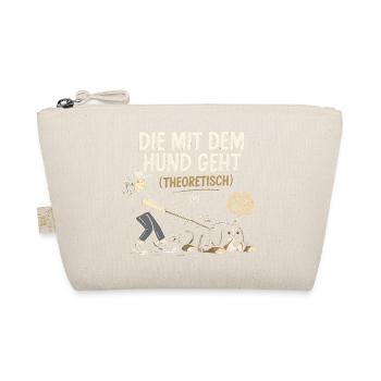 Berner Sennenhund Spruch Hundehalterin Humor - Bio-Täschchen - Natur - Vorne