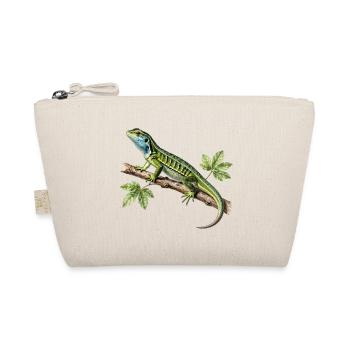 Lézard Vert – Illustration Naturaliste Vintage - Trousse biologique - nature - Devant
