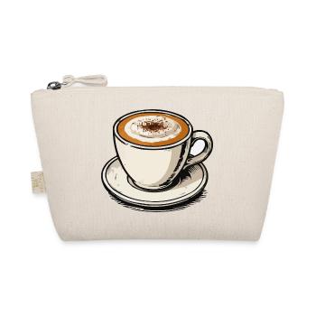 Latte Art Coffee Mug - Organic Pouch - nature - Front