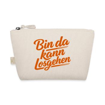 I'm here to go |  Motivation Saying - Organic Pouch - nature - Front
