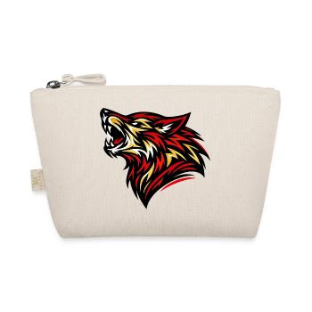 Tribal Tiger in Flames - Organic Pouch - nature - Front