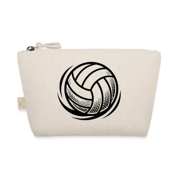 Volleyball Ball Volleyballverein Mannschaft Sport - Bio-Täschchen - Natur - Vorne