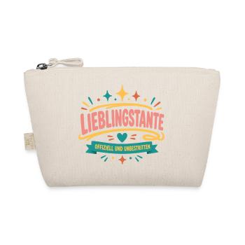 LieblingsTante Offiziell Unbestritten - Bio-Täschchen - Natur - Vorne