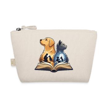 Paw friendship in the book - Organic Pouch - nature - Front