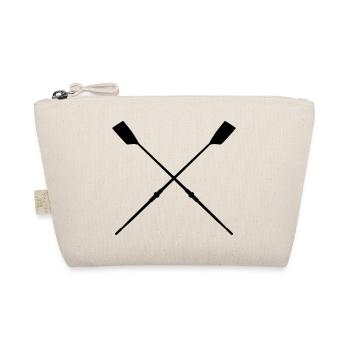 Crossed Rowing Blades - Bio-Täschchen - Natur - Vorne