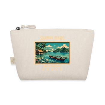Marque de voyage vintage Solomon Islands Munda - Trousse biologique - nature - Devant