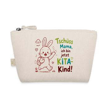 Kita Abschied Bunny Tschüss Mama - Bio-Täschchen - Natur - Vorne