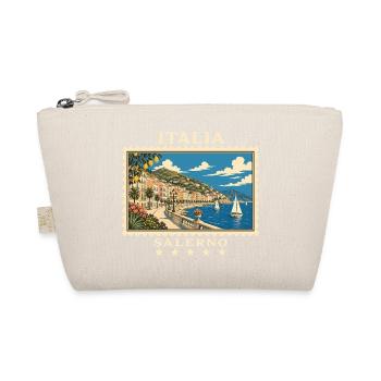 Italien Salerno Vintage Reisemarke - Bio-Täschchen - Natur - Vorne