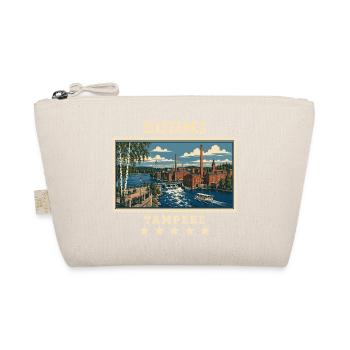 Finnland Tampere Vintage Reisemarke - Bio-Täschchen - Natur - Vorne