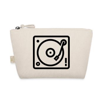 DJ-Plattenspieler - Bio-Täschchen - Natur - Vorne