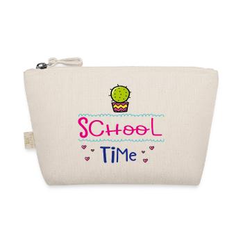 School Time - Bio-Täschchen - Natur - Vorne