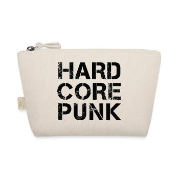 Hardcore Punk Distressed Typografie - Bio-Täschchen - Natur - Vorne