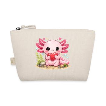 Axolotl - Bio-Täschchen - Natur - Vorne