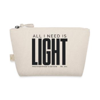 All I Need Is Light | Photographer's Edition - Organic Pouch - nature - Front