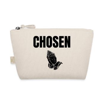 CHOSEN Praying Hands Streetwear Faith Design - Organic Pouch - nature - Front