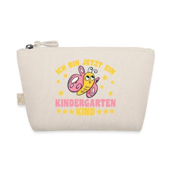  Kindergarten Schmetterling Ich bin jetzt ein - Bio-Täschchen - Natur - Vorne