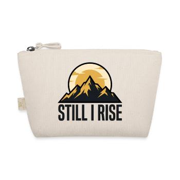 Mountain silhouettes at sunrise - Organic Pouch - nature - Front