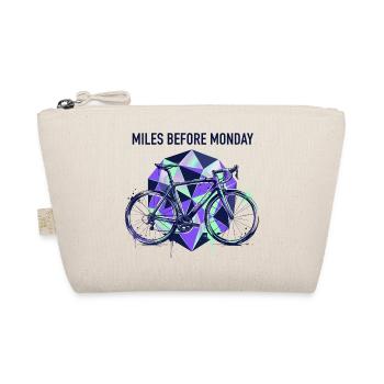 Wheels Before Monday Geometry - Organic Pouch - nature - Front
