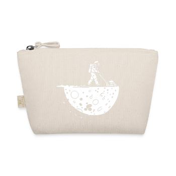 Astronaut Mowing the Moon - Organic Pouch - nature - Front