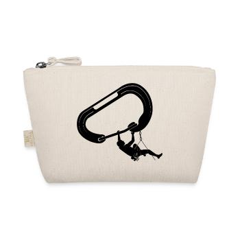 klettern bouldern felsklettern berge Bergsport - Bio-Täschchen - Natur - Vorne