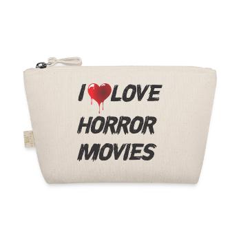 Ich liebe Horrorfilme - Bio-Täschchen - Natur - Vorne