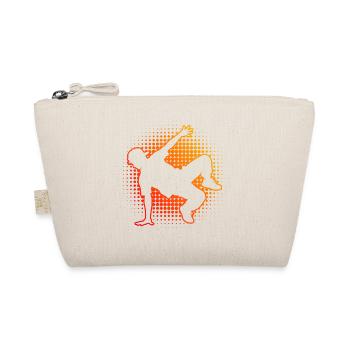 Geschenkidee für den Hip-Hop-Tänzer mit Breakdance - Bio-Täschchen - Natur - Vorne