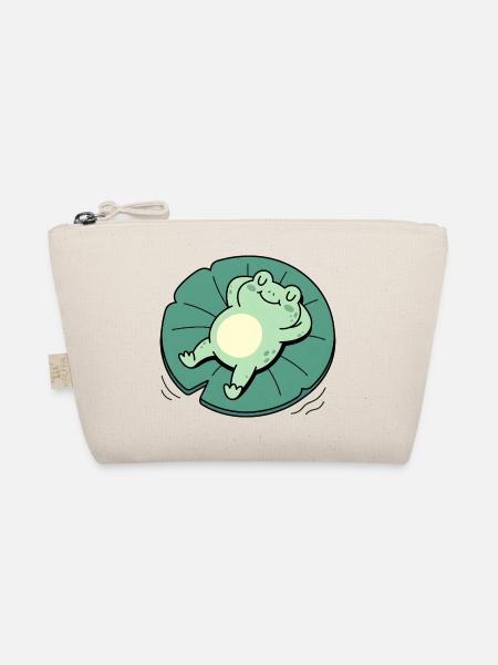 Blattschlummerfrosch - Bio-Täschchen - Natur