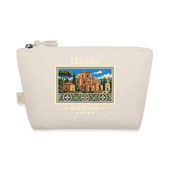 Italien Ravenna Vintage Reisemarke - Bio-Täschchen - Natur - Vorne