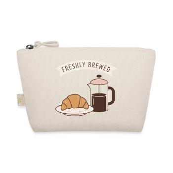 Frühstücksduft Kaffee Croissant - Bio-Täschchen - Natur - Vorne