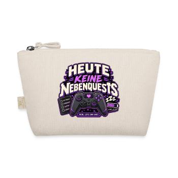Heute keine Nebenquests Gaming | Gamer - Bio-Täschchen - Natur - Vorne