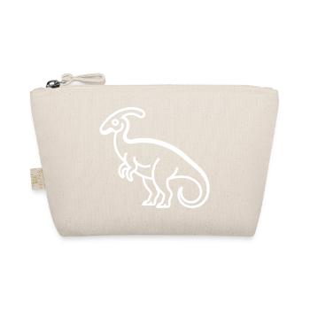 Dino-Liniengrafik mit Crest - Bio-Täschchen - Natur - Vorne