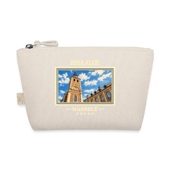 Belgien Hasselt Vintage Reisemarke - Bio-Täschchen - Natur - Vorne
