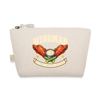 Wingman – Chicken Wings Food Humor - Bio-Täschchen - Natur - Vorne