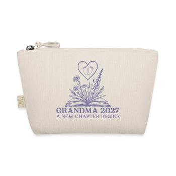 Grandma 2027 New Chapter Begins Pregnancy Reveal - Bio-Täschchen - Natur - Vorne