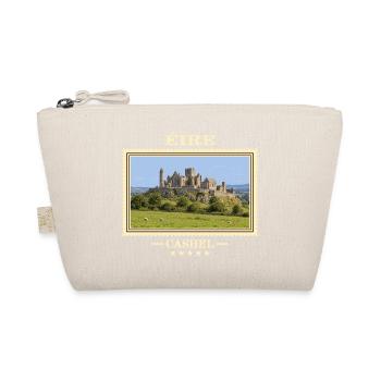 Irland Cashel Vintage Reisemarke - Bio-Täschchen - Natur - Vorne