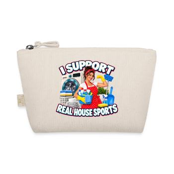 Real House Sports JGA Spruch - Bio-Täschchen - Natur - Vorne
