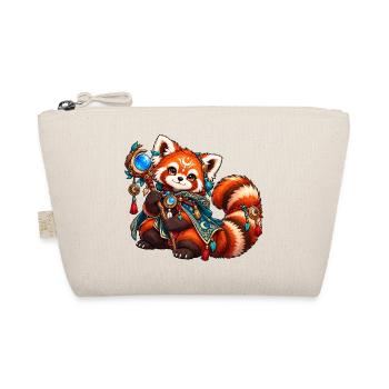 Kawaii Mystischer Roter Panda - Bio-Täschchen - Natur - Vorne