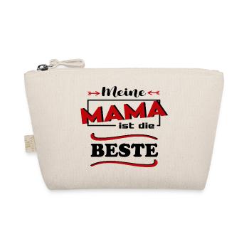 Meine Mama ist die beste Kinder Sprüche Familie - Bio-Täschchen - Natur - Vorne