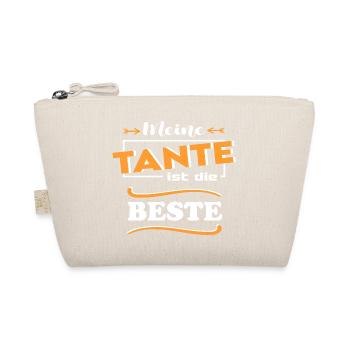 Meine Tante ist die beste Baby Sprüche Lustig - Bio-Täschchen - Natur - Vorne