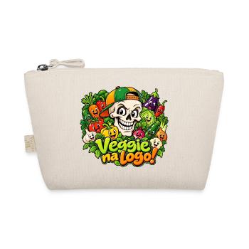 Veggie Skull - Bio-Täschchen - Natur - Vorne