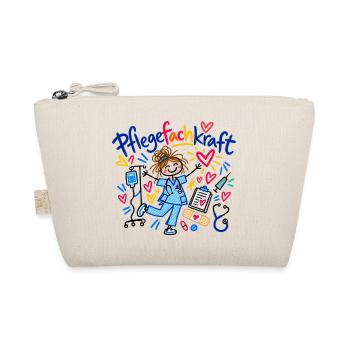 Pflegefachkraft Beruf Pflege Geschenk Doodle - Bio-Täschchen - Natur - Vorne