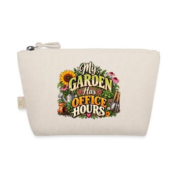My Garden Has Office Hours - Bio-Täschchen - Natur - Vorne