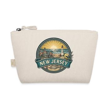 New Jersey Cape May Coast Retro-Reisegeschenk - Bio-Täschchen - Natur - Vorne