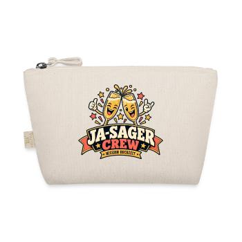 JA-SAGER Crew – Mission Hochzeit - Bio-Täschchen - Natur - Vorne