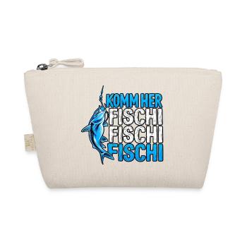 Komm Herr Fischi Angler - Bio-Täschchen - Natur - Vorne