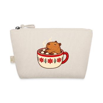 Kuschel-Bär im Kakao-Becher - Bio-Täschchen - Natur - Vorne